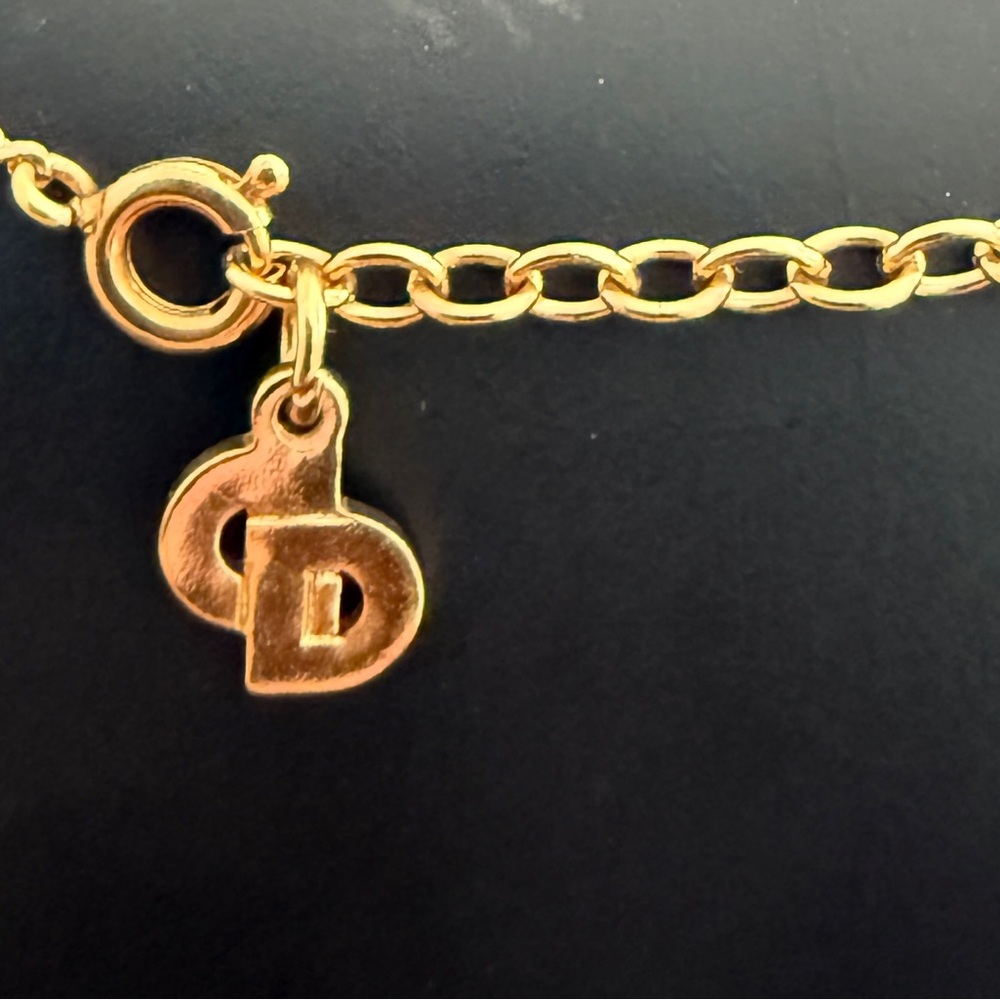 Dior Cd Rhinestone Necklace - Picture 5 of 8